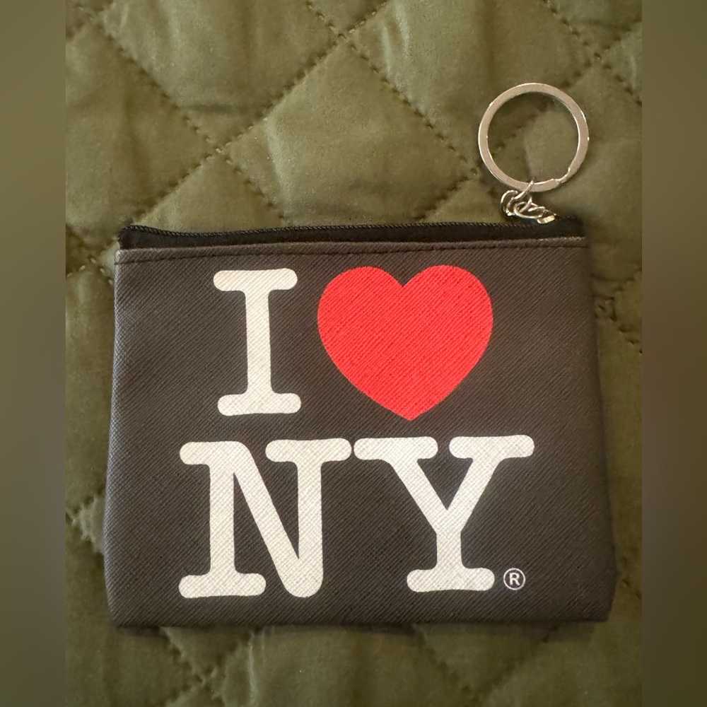 I Love NY Black Pouch